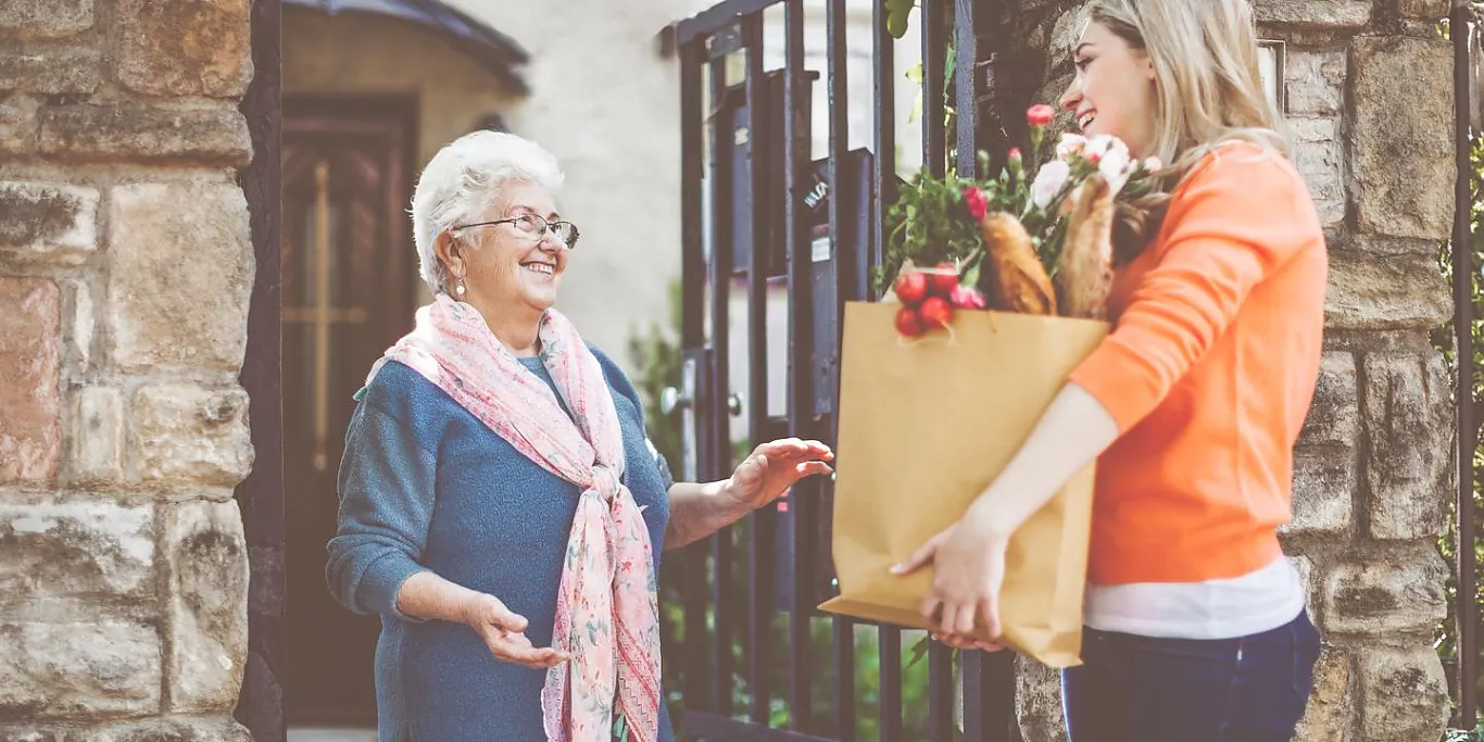 Einkaufshilfe für Senioren / Aide à l'achat pour les personnes âgées