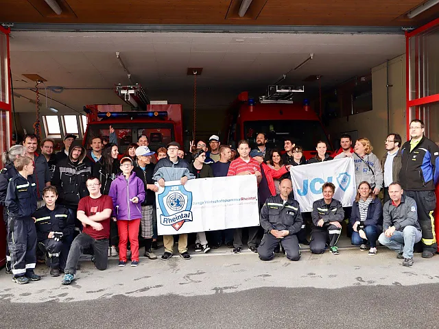 JCI Rheintal löscht mit Rhyboot das Feuer!