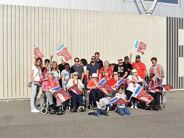 Besonderer Besuch beim Heimspiel des FC Thun