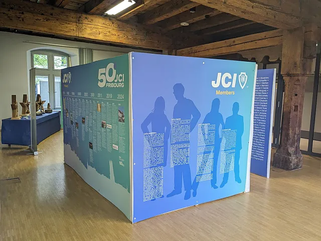 50 ans JCI Fribourg – l’Exposition / 50 Jahre JCI Freiburg - die Ausstellung