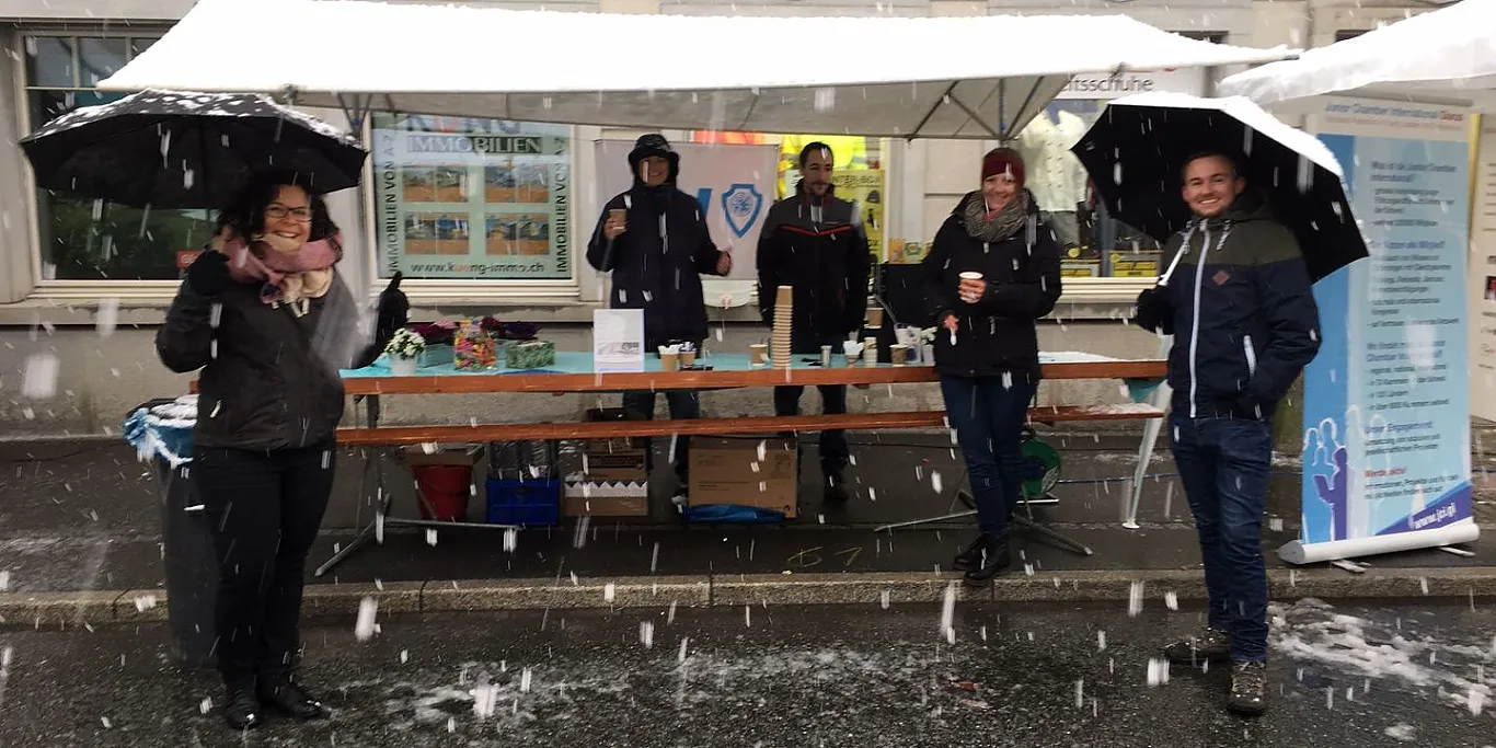 Charity Markstand an der Näfelser Fahrt