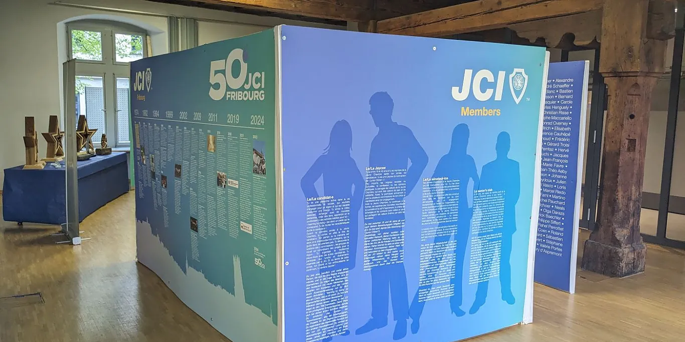 50 ans JCI Fribourg – l’Exposition / 50 Jahre JCI Freiburg - die Ausstellung