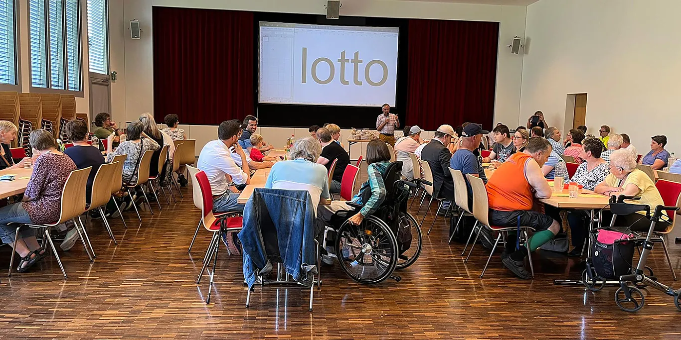 Lottomatch mit Procap Sarganserland Lottomatch mit Procap Sarganserland